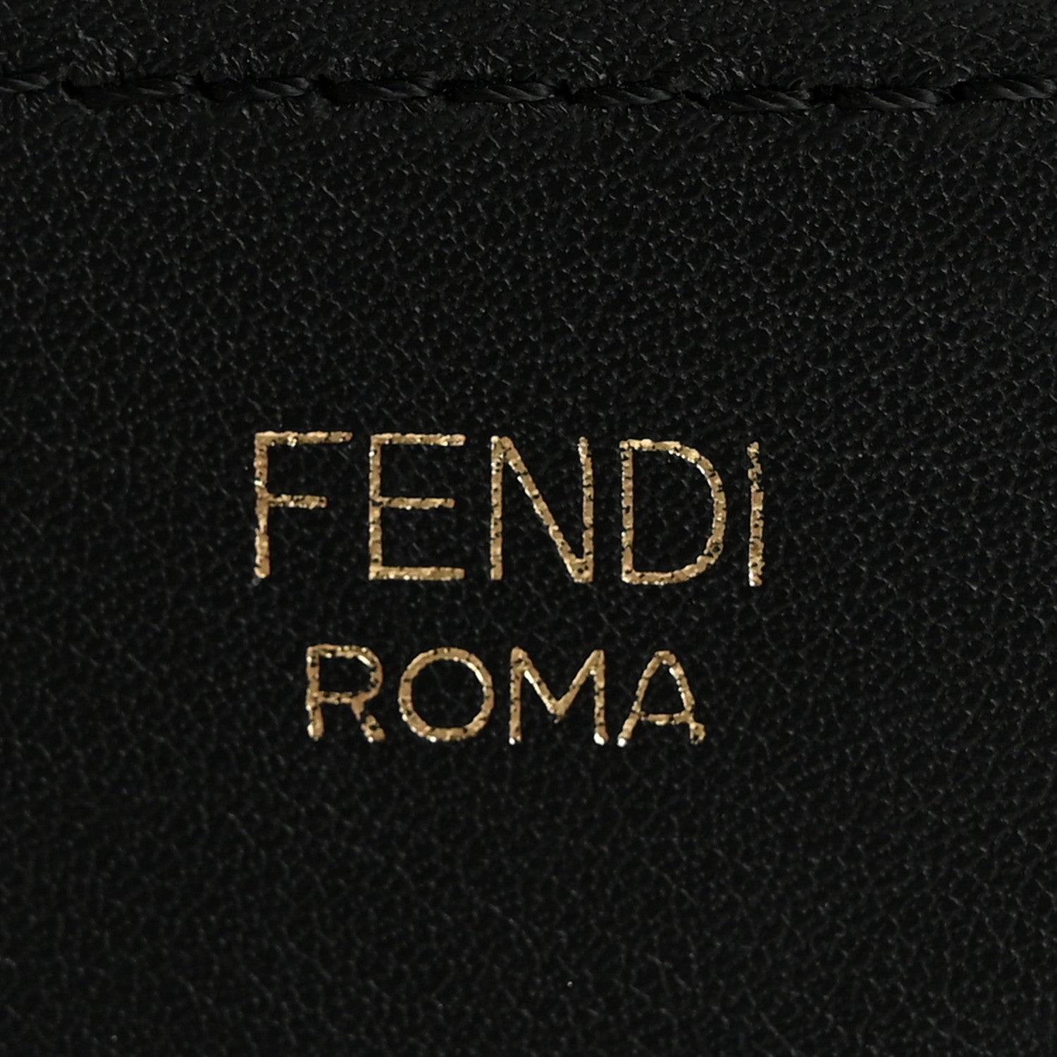 Fendi Jacquard Ribbon Vitello King FF Adjustable Strap You Fango Marrone Black 3 of 8