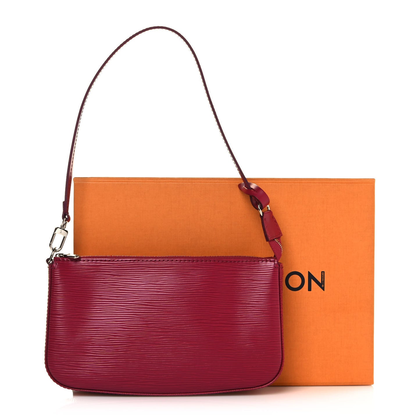 Epi Pochette Accessories NM Fuchsia