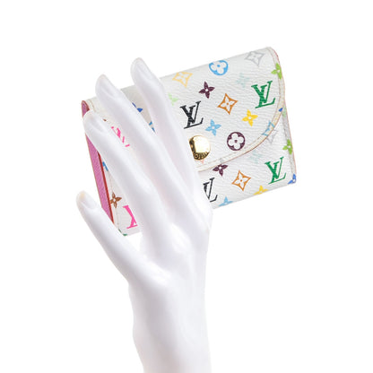 Louis Vuitton Monogram Multicolor Business Card Holder White Litchi 2 of 7