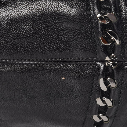 Chanel Glazed Caviar Modern Chain Tote Black 14 of 14
