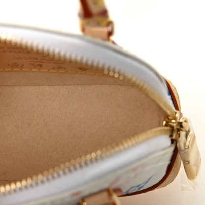 Louis Vuitton LV x TM Monogram Multicolor Micro Alma Bag Charm White 5 of 9