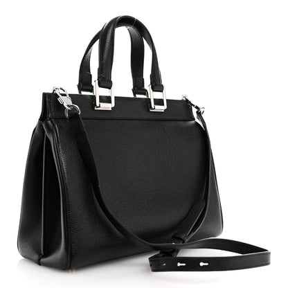 Gucci Grainy Calfskin Small Zumi Top Handle Bag Black 3 of 13