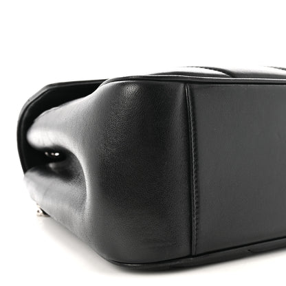 Saint Laurent Lambskin Chevron Quilted Large LouLou Black 8 of 9