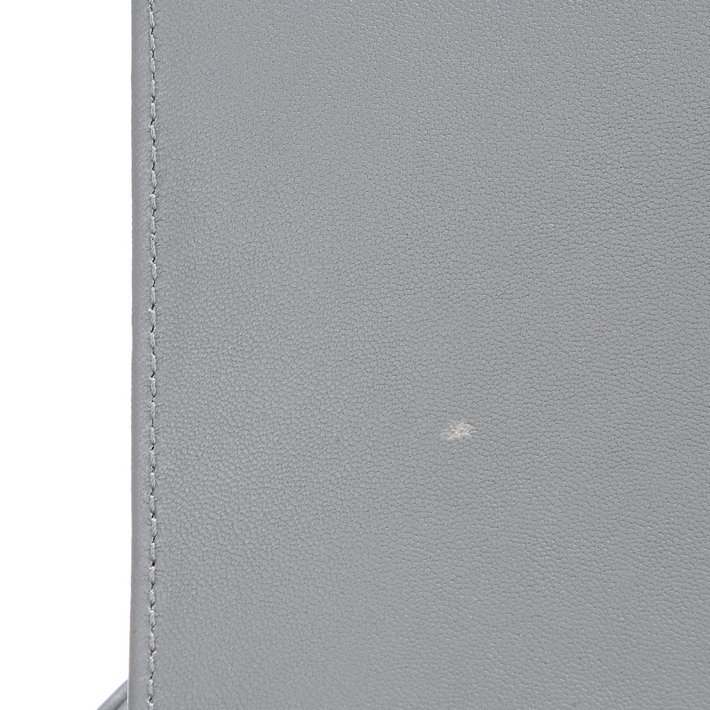 Lambskin Quilted Medium Boy Flap Grey
