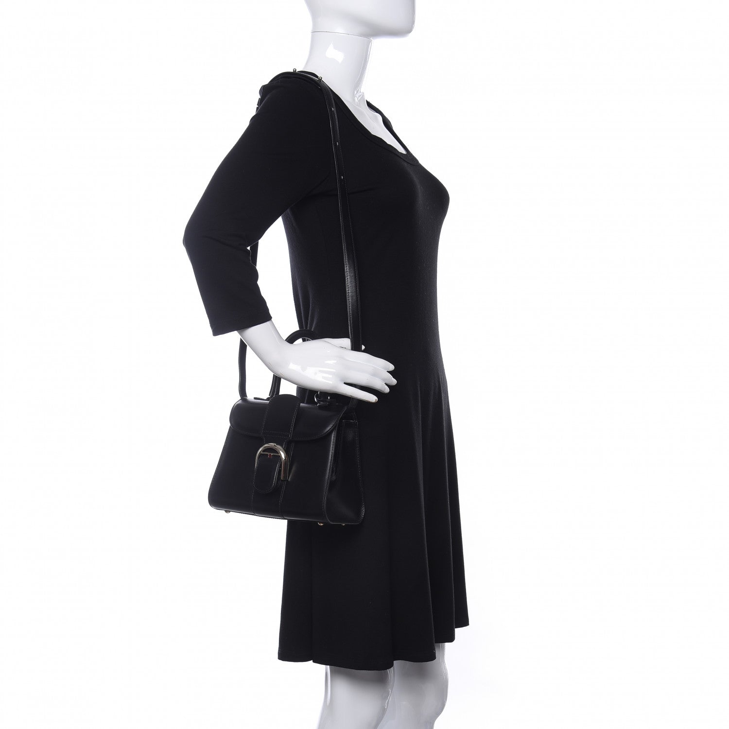 Delvaux Box Calfskin Mini Brillant Satchel Black 2 of 10