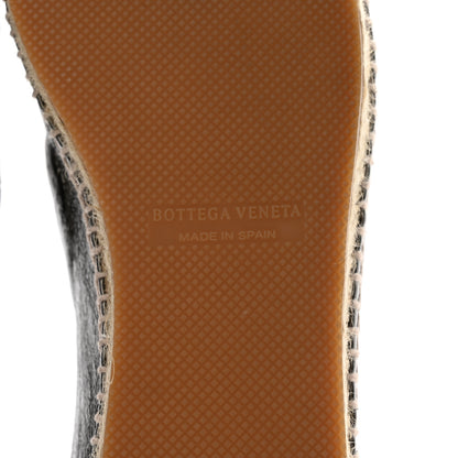 Bottega Veneta Metallic Nappa Intrecciato Woven Espadrille 39 Antique Silver 7 of 10