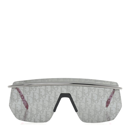Christian Dior Metal Oblique DiorMotion M1I Mask Sunglasses Grey Pink 2 of 8