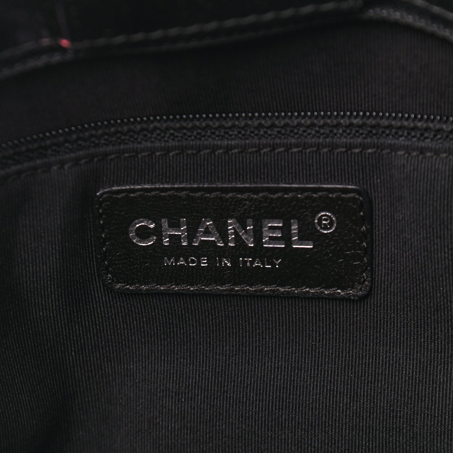 Chanel Calfskin Cerf Executive Shopper Tote Black 5 of 12
