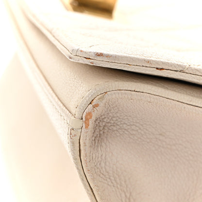 Chanel Goatskin Quilted Large Rita Top Handle Flap Beige 12 of 14