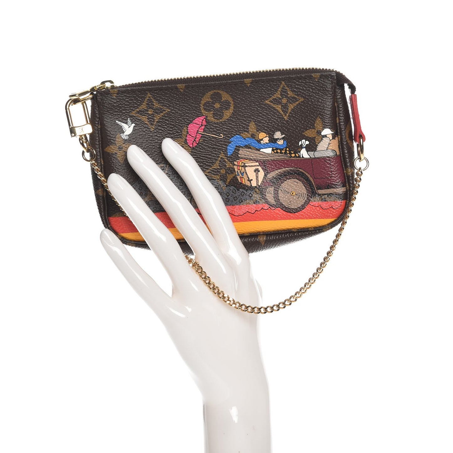 Monogram 2015 Christmas Animation Mini Pochette Accessories