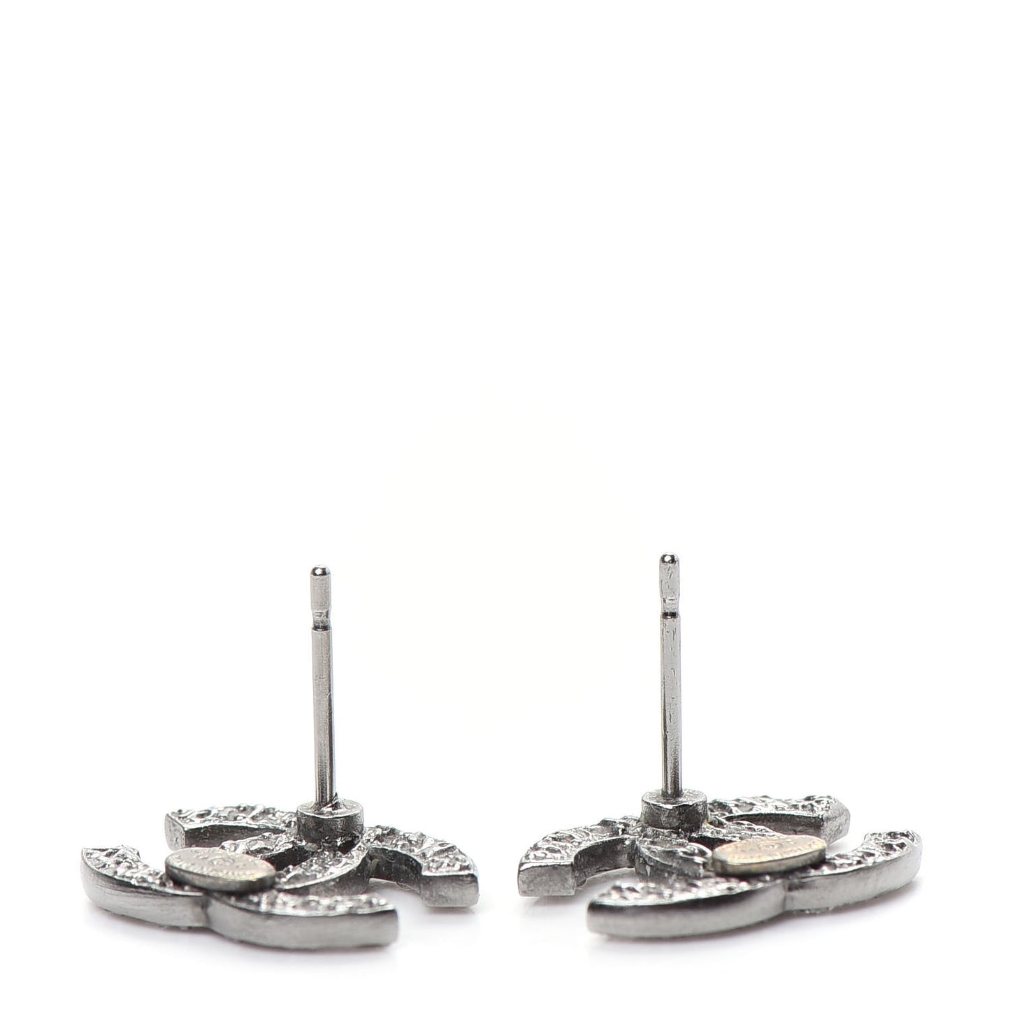 Ruthenium CC Chain Earrings