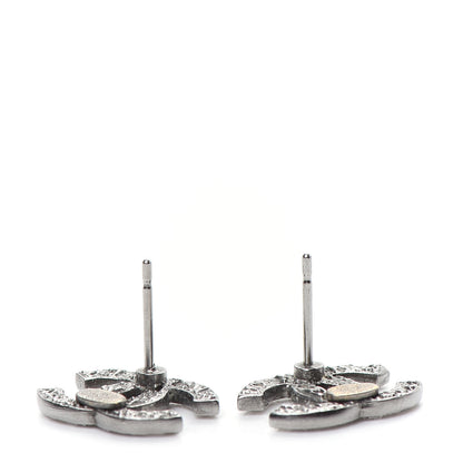 Chanel Ruthenium CC Chain Earrings 3 of 5