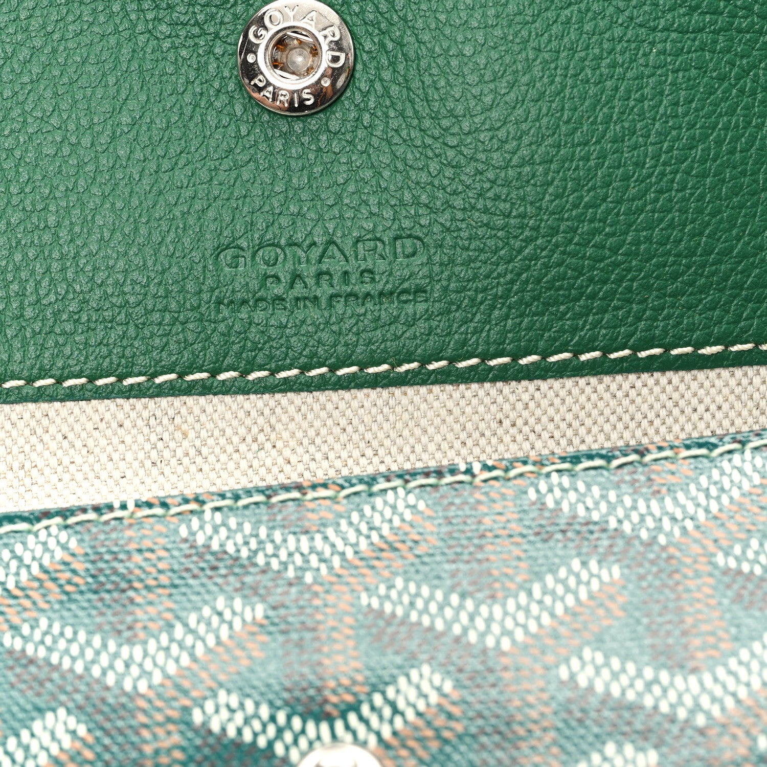 Goyard Goyardine Saint Louis PM Green 7 of 11