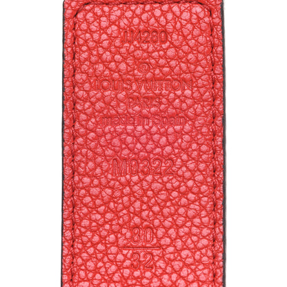 Louis Vuitton Monogram 30mm LV Initiales Reversible Belt 80 32 Coquelicot 4 of 7
