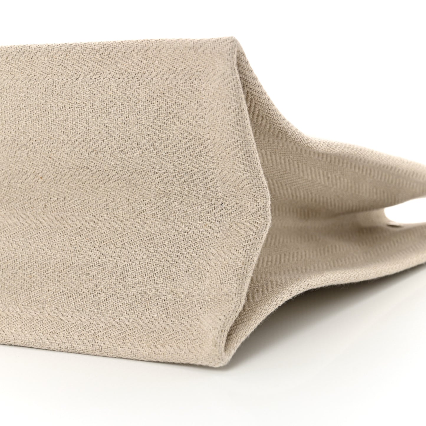 Cotton Linen Rive Gauche Tote Light Shell