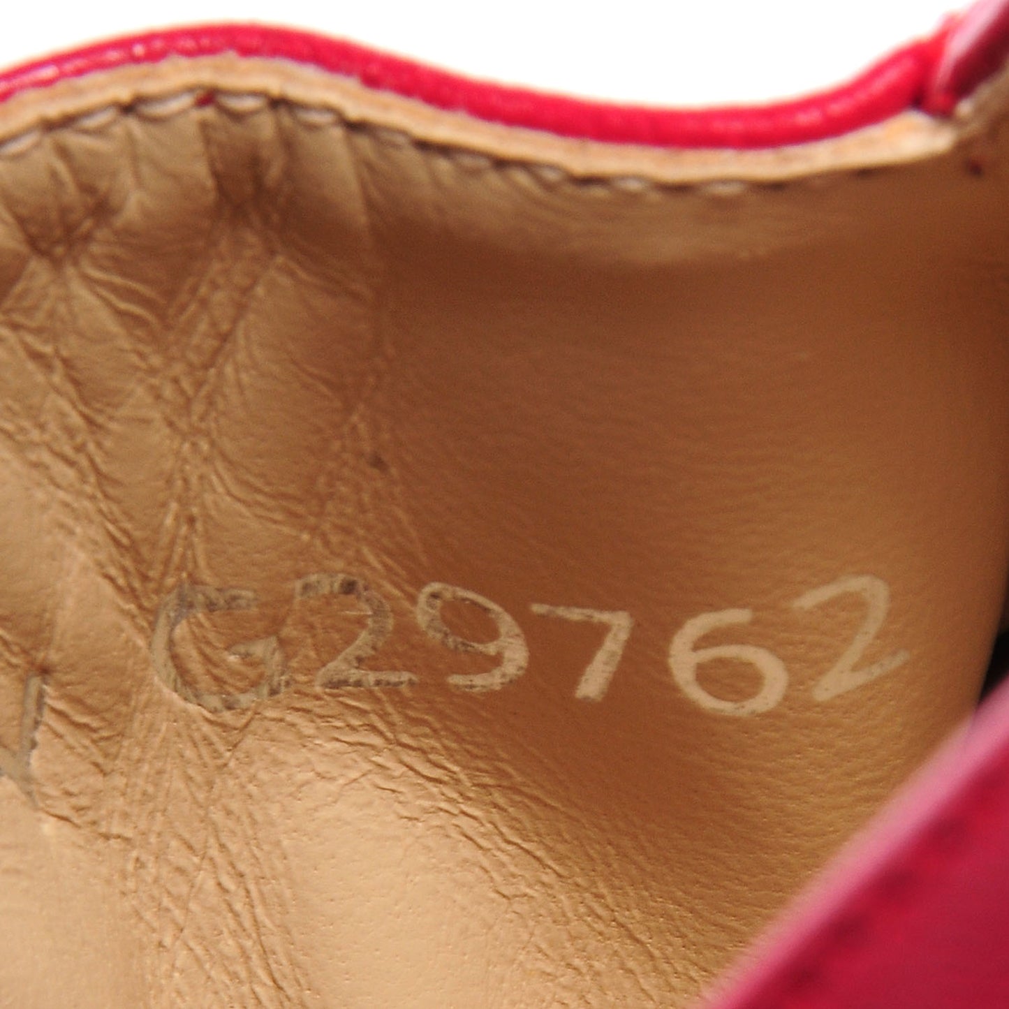 Lambskin CC Espadrilles 38 Red