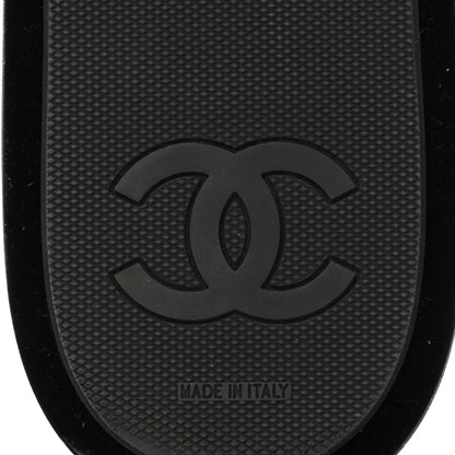 Chanel Velvet Womens CC Sneakers 40 Black 8 of 8