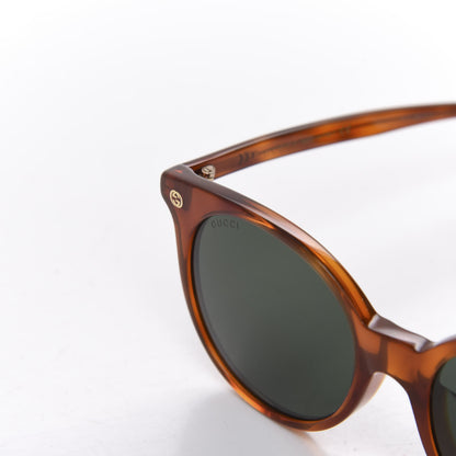 Gucci Round Frame Sunglasses GG0091S Tortoise 7 of 9
