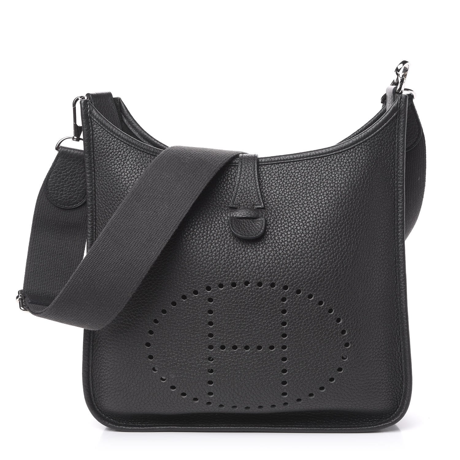 Hermes Taurillon Clemence Evelyne III PM Plomb 1 of 9