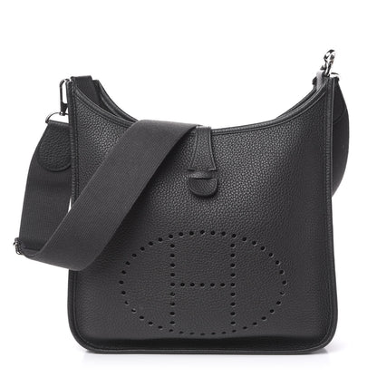 Hermes Taurillon Clemence Evelyne III PM Plomb 1 of 9