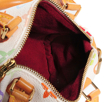 Louis Vuitton Monogram Multicolor Mini Sac HL Speedy White 5 of 7