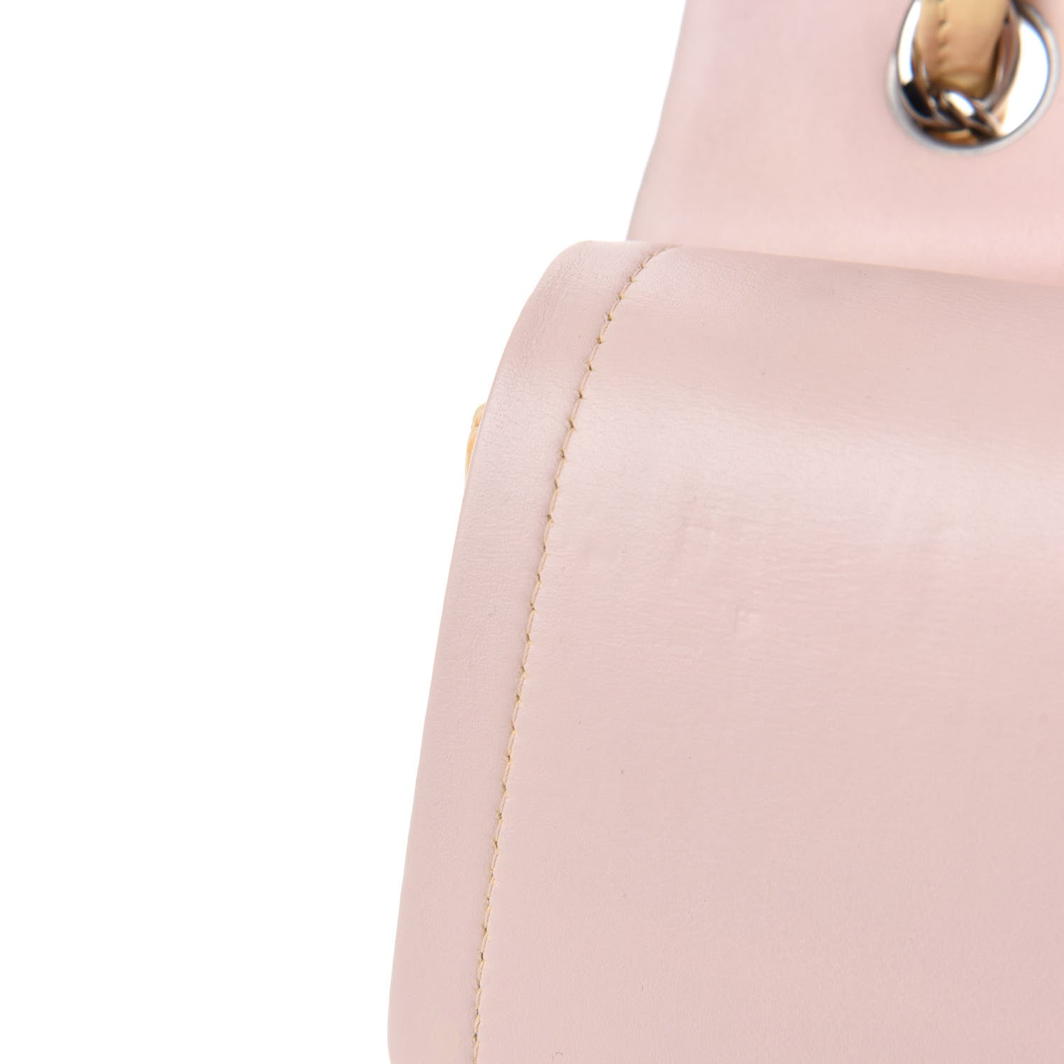 Chanel Patent Quilted Jumbo Double Flap Light Pink 8 of 13
