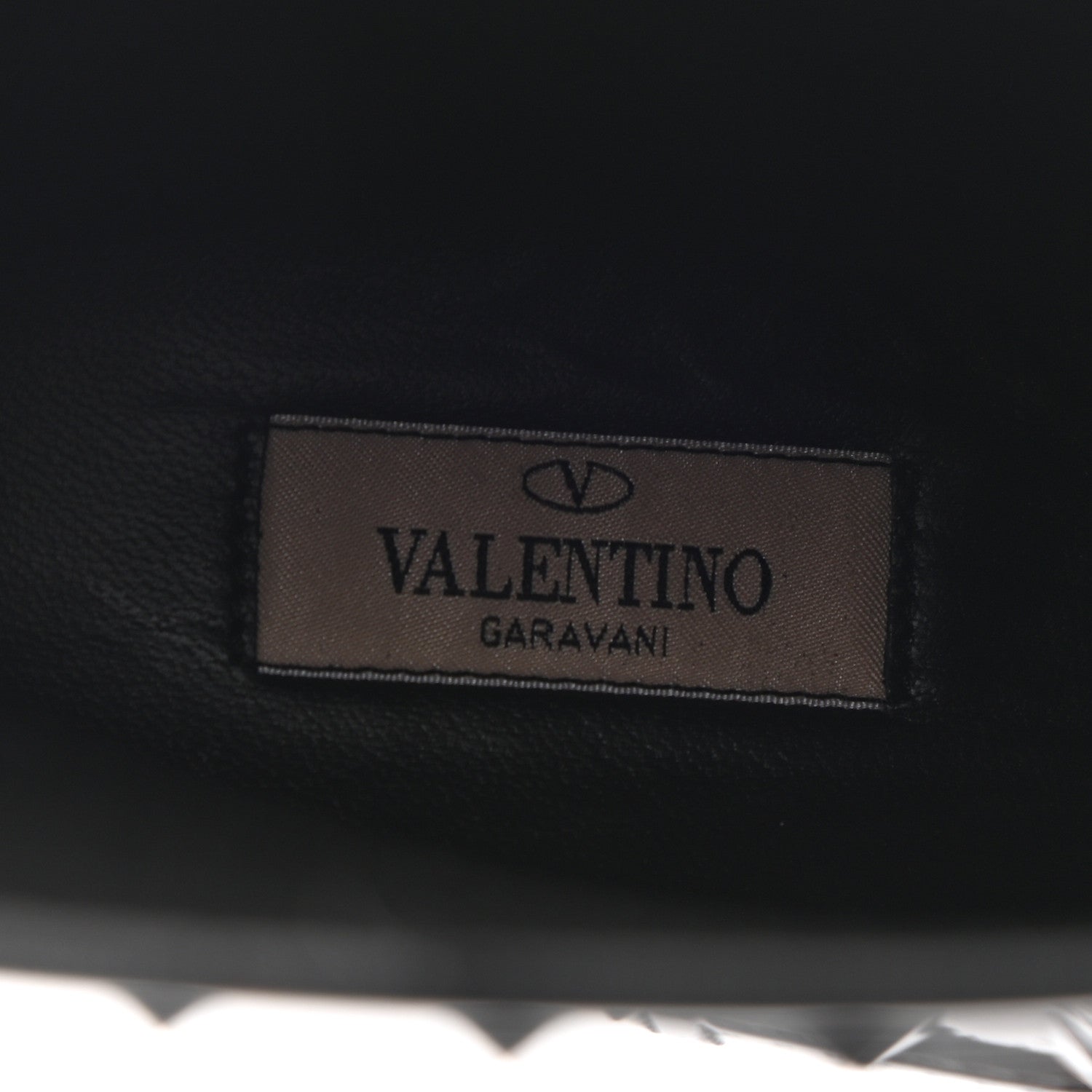 Valentino Garavani Rubber Rockstud Short Rainboots 37 Black 8 of 10