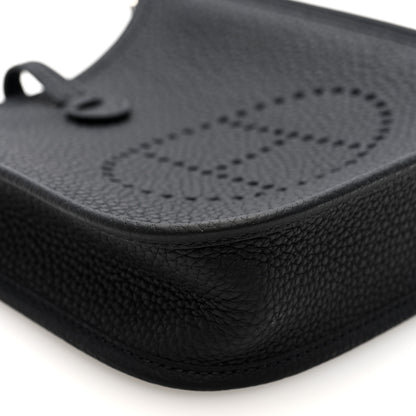 Hermes Taurillon Clemence Evelyne TPM Black 9 of 11