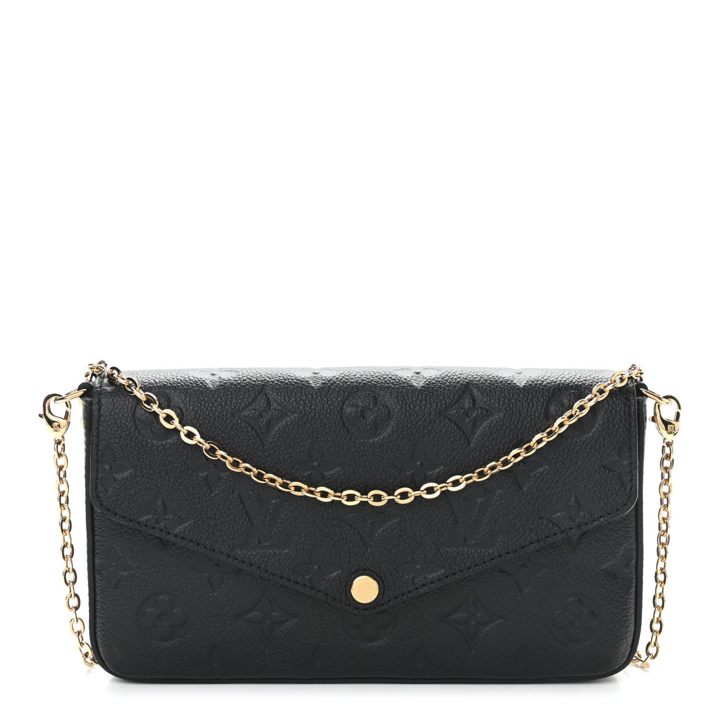 Empreinte Pochette Felicie Chain Wallet Black