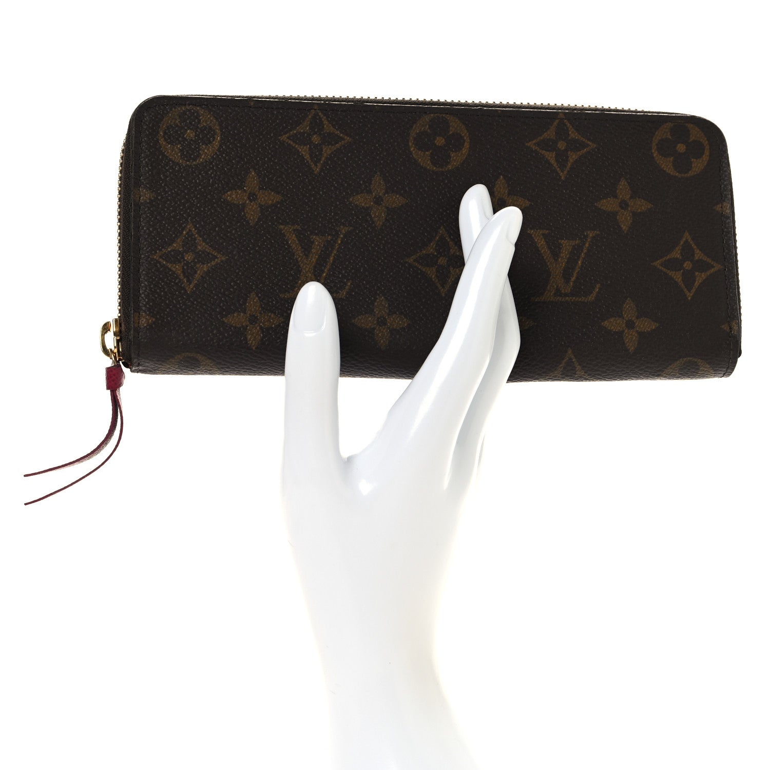 Louis Vuitton Monogram Clemence Wallet Fuchsia 2 of 6