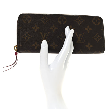 Louis Vuitton Monogram Clemence Wallet Fuchsia 2 of 6
