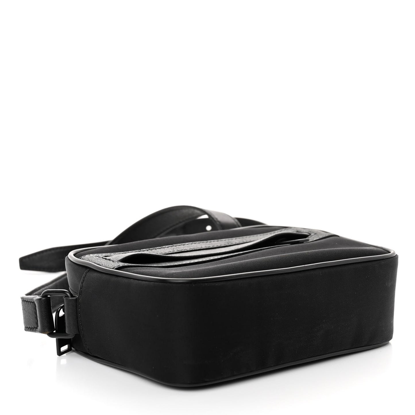 Lambskin Nylon Small Camp Camera Bag Black