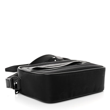 Saint Laurent Lambskin Nylon Small Camp Camera Bag Black 4 of 9