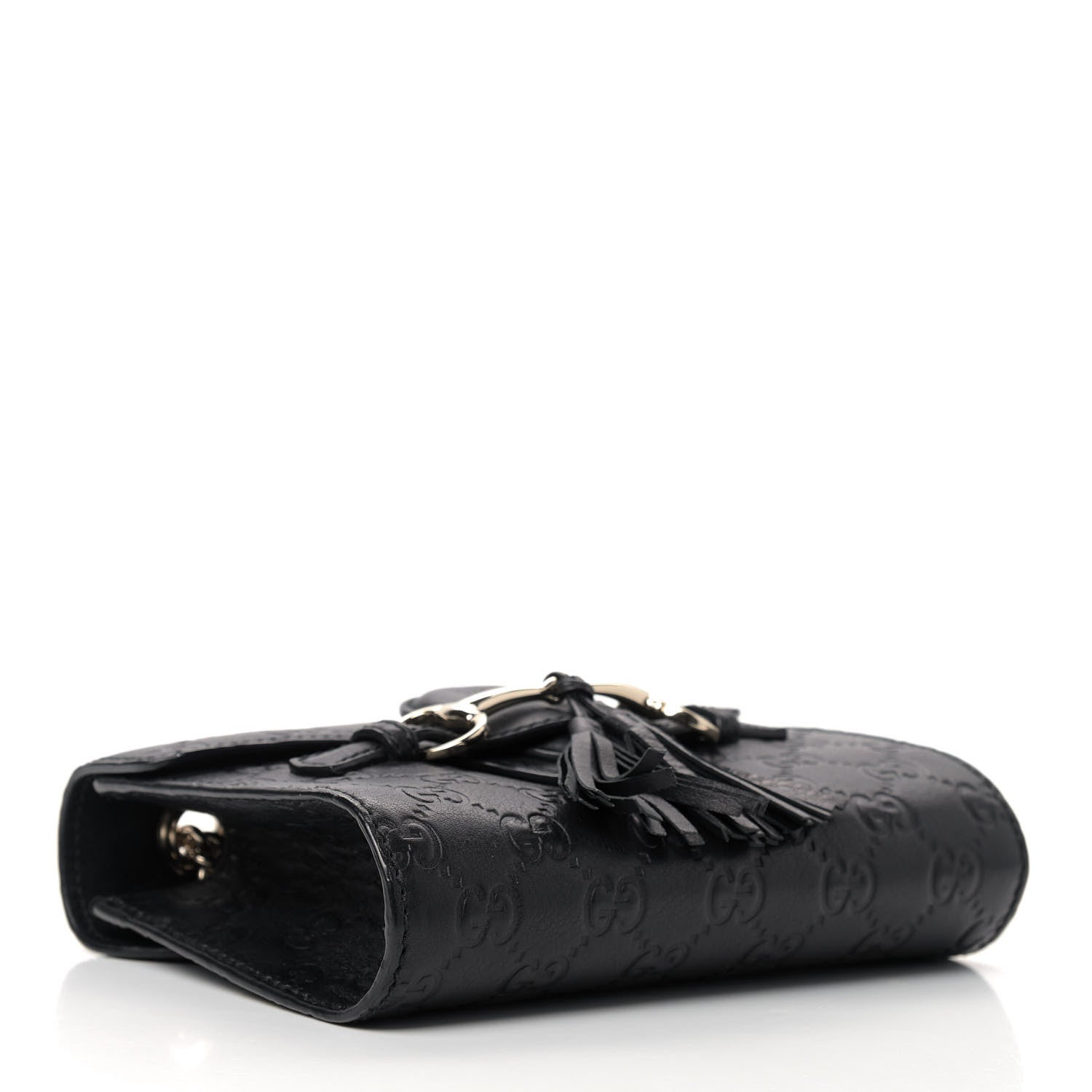 Gucci Guccissima Mini Emily Shoulder Bag Black 4 of 9