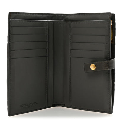 Bottega Veneta Nappa Intrecciato Bifold Zip Wallet Ebano 5 of 8