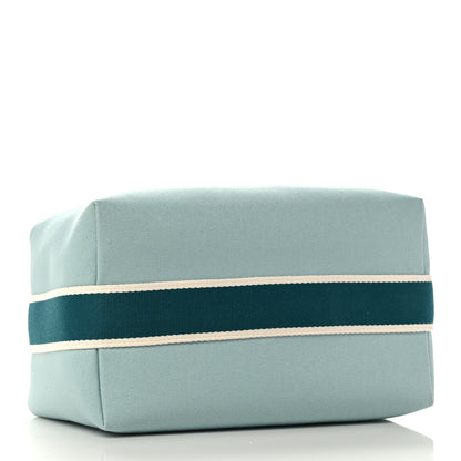 Hermes Canvas Large Bride-A-Brac Pouch Eucalyptus 4 of 10