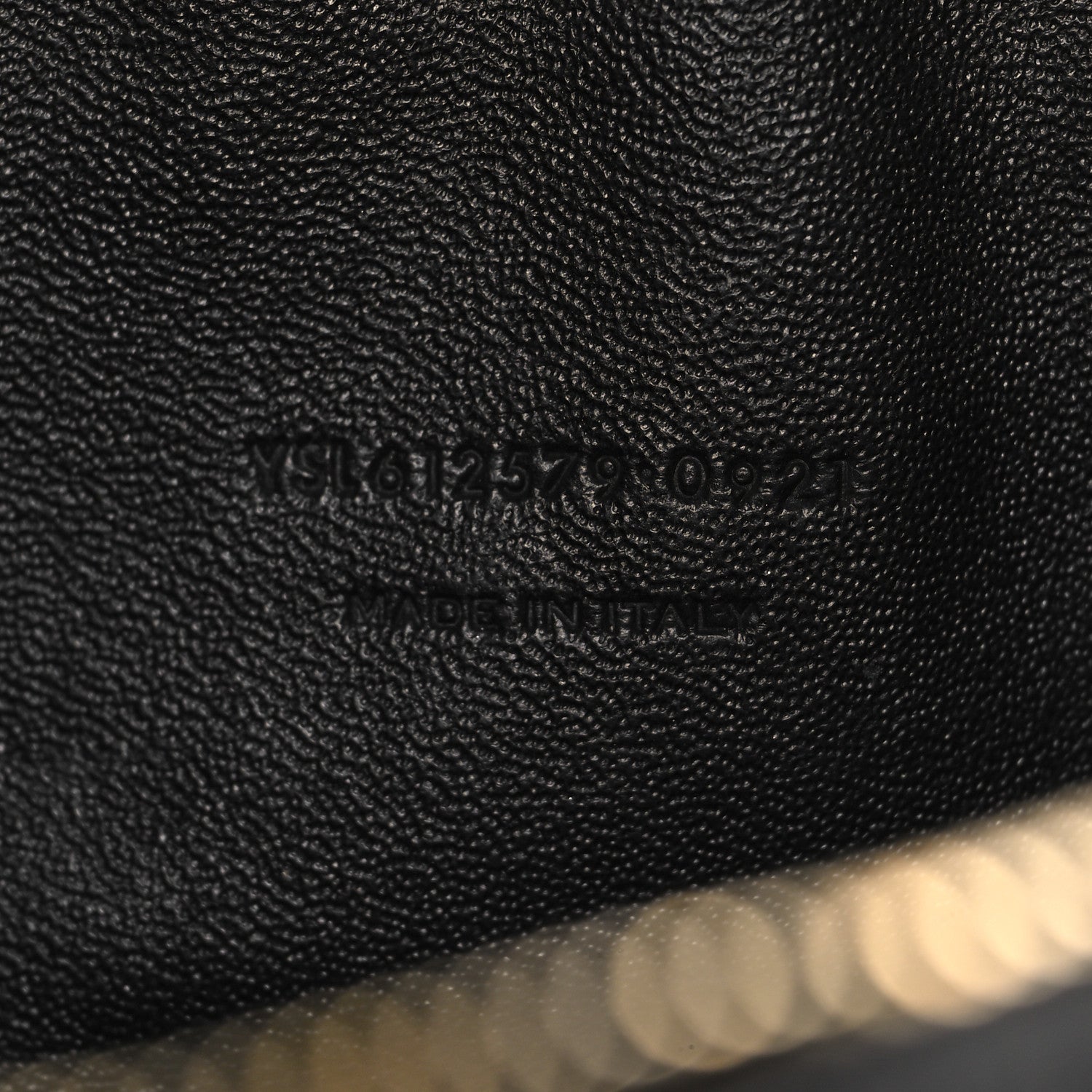 Saint Laurent Grain De Poudre Matelasse Monogram Mini Lou Camera Bag Black 7 of 11
