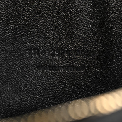 Saint Laurent Grain De Poudre Matelasse Monogram Mini Lou Camera Bag Black 7 of 11