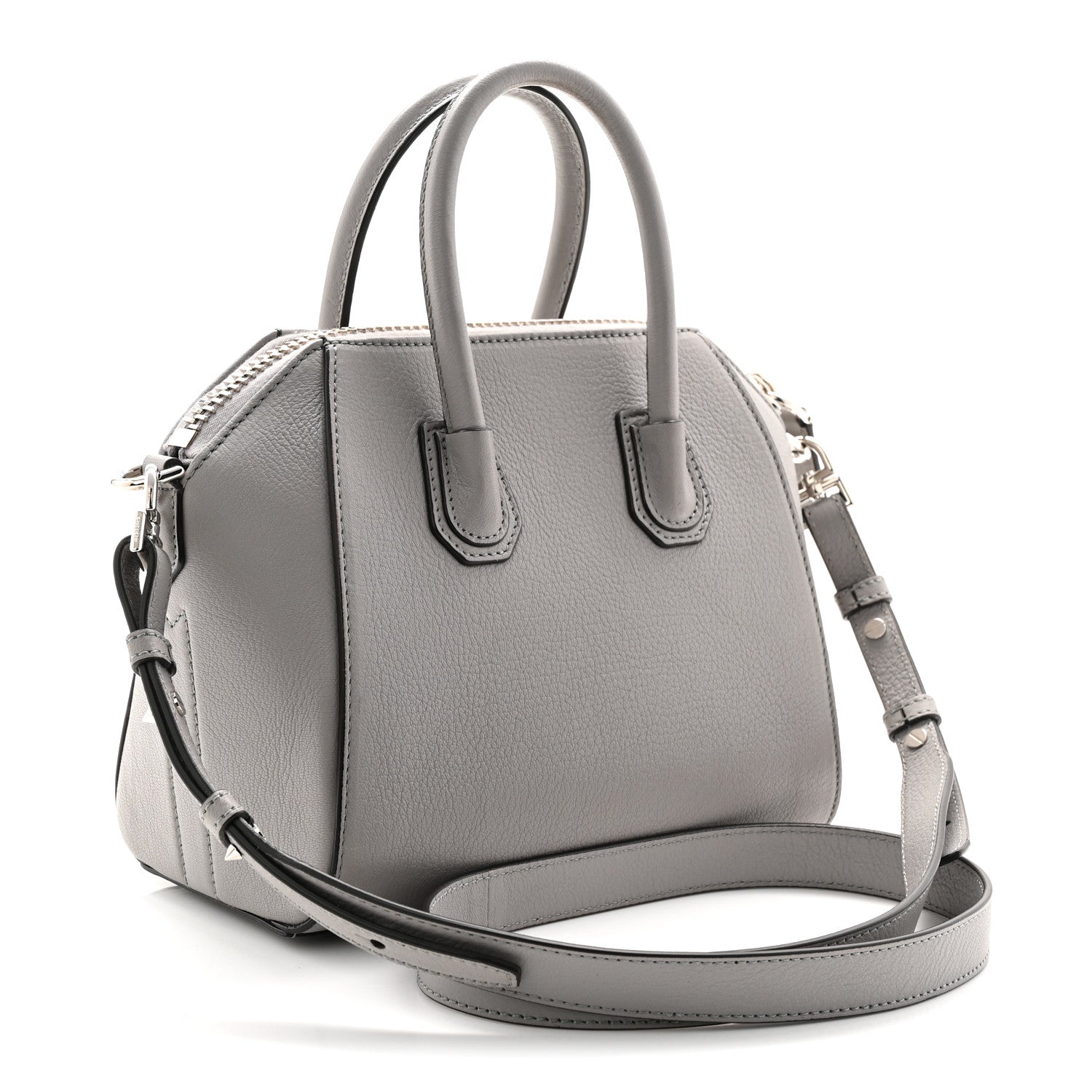 Givenchy Sugar Goatskin Small Antigona Pearl Grey 3 of 11