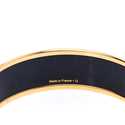Hermes Enamel Printed Wide Cavalcadour Bracelet 65 5 of 5