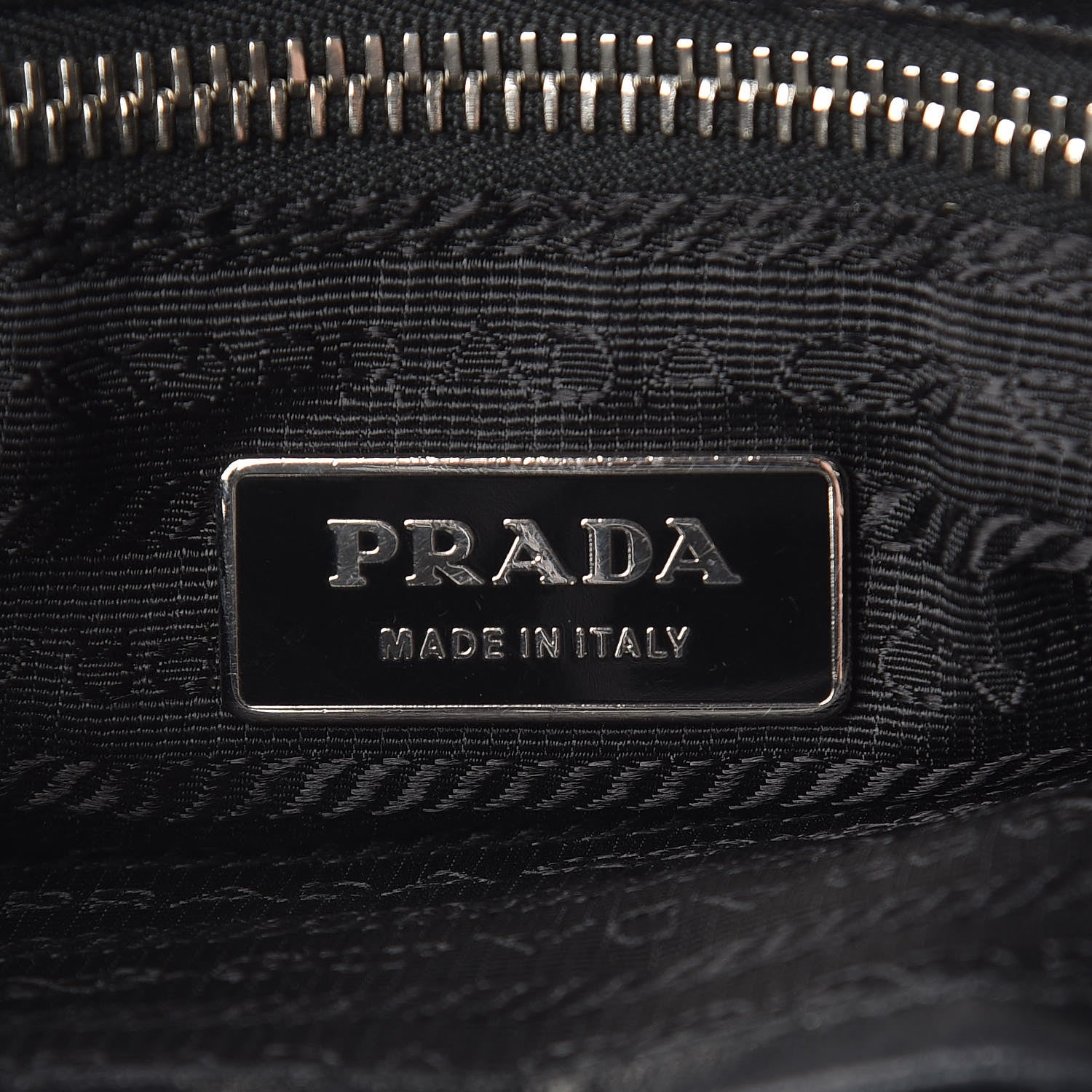 Prada Soft Calf Pleated Hobo Black 6 of 11
