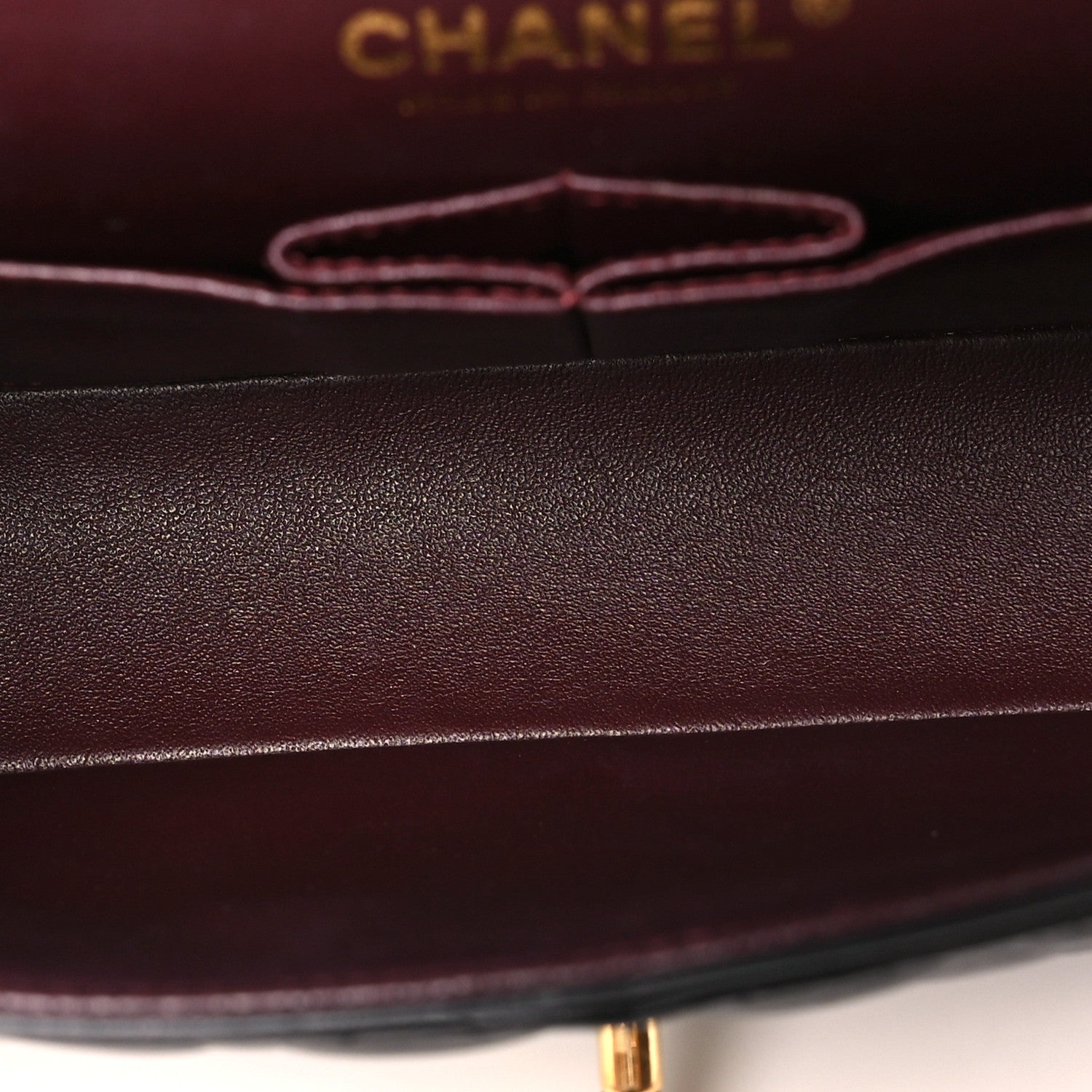 Chanel Lambskin Quilted Medium Double Flap Black 5 of 10