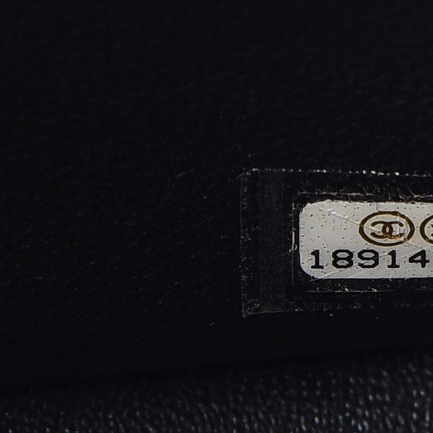 Patent Quilted Jumbo Double Flap Black