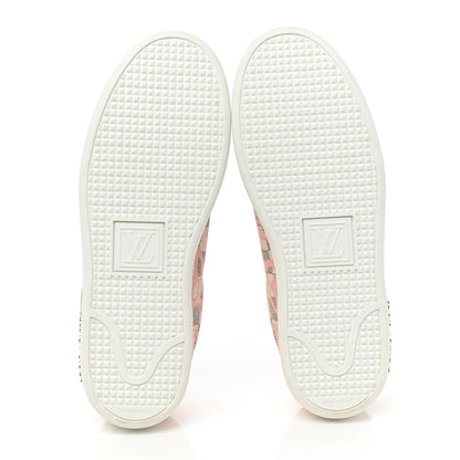 Louis Vuitton Damier Azur Tahitienne Bora Bora Sneakers 36 Rose Ballerine 5 of 10