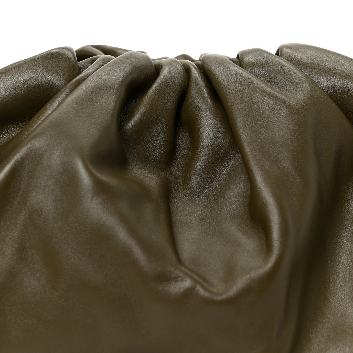 Smooth Butter Calf The Pouch Oversized Clutch Mustard