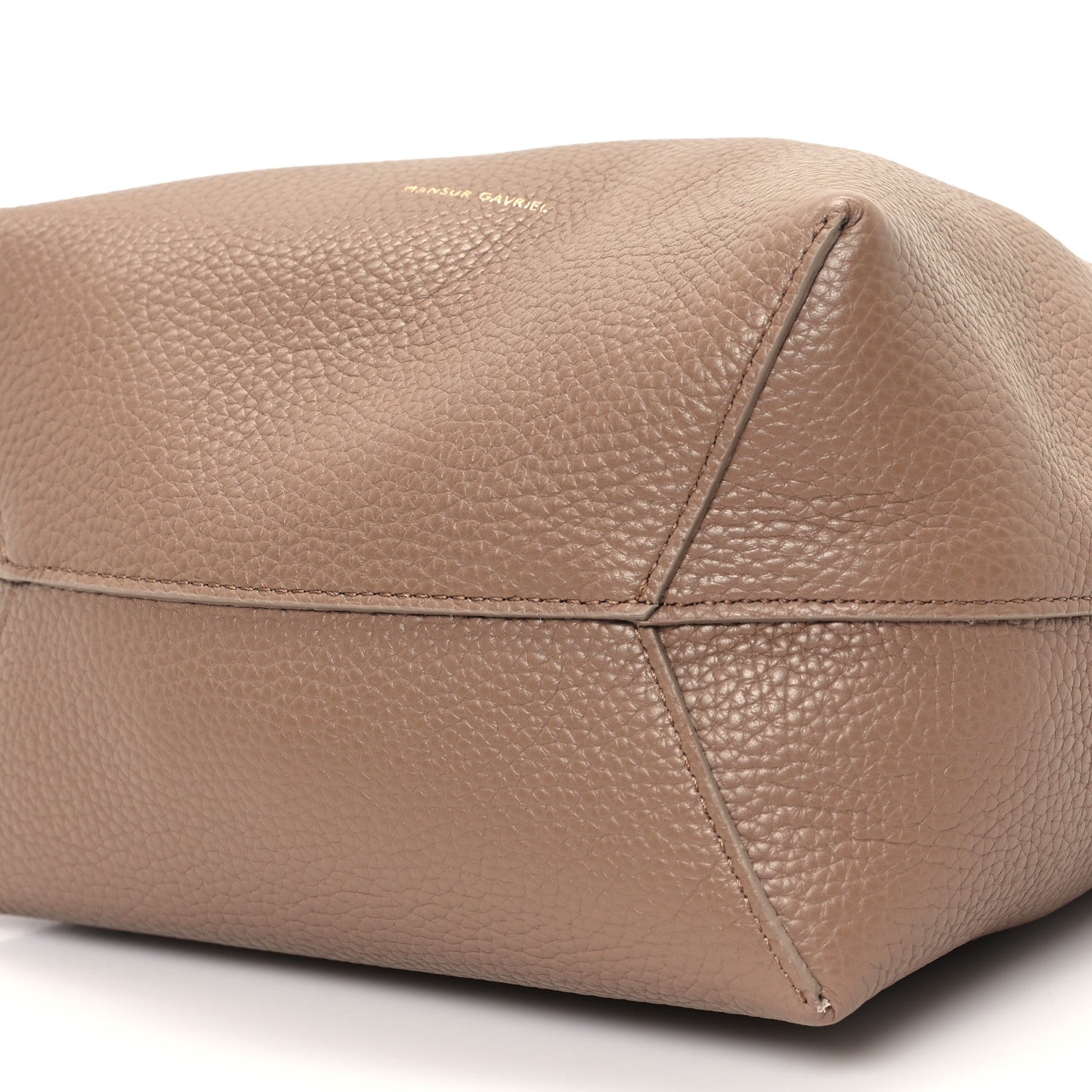 Mansur Gavriel Pebbled Calfskin Small Everyday Cabas Biscotto 9 of 9