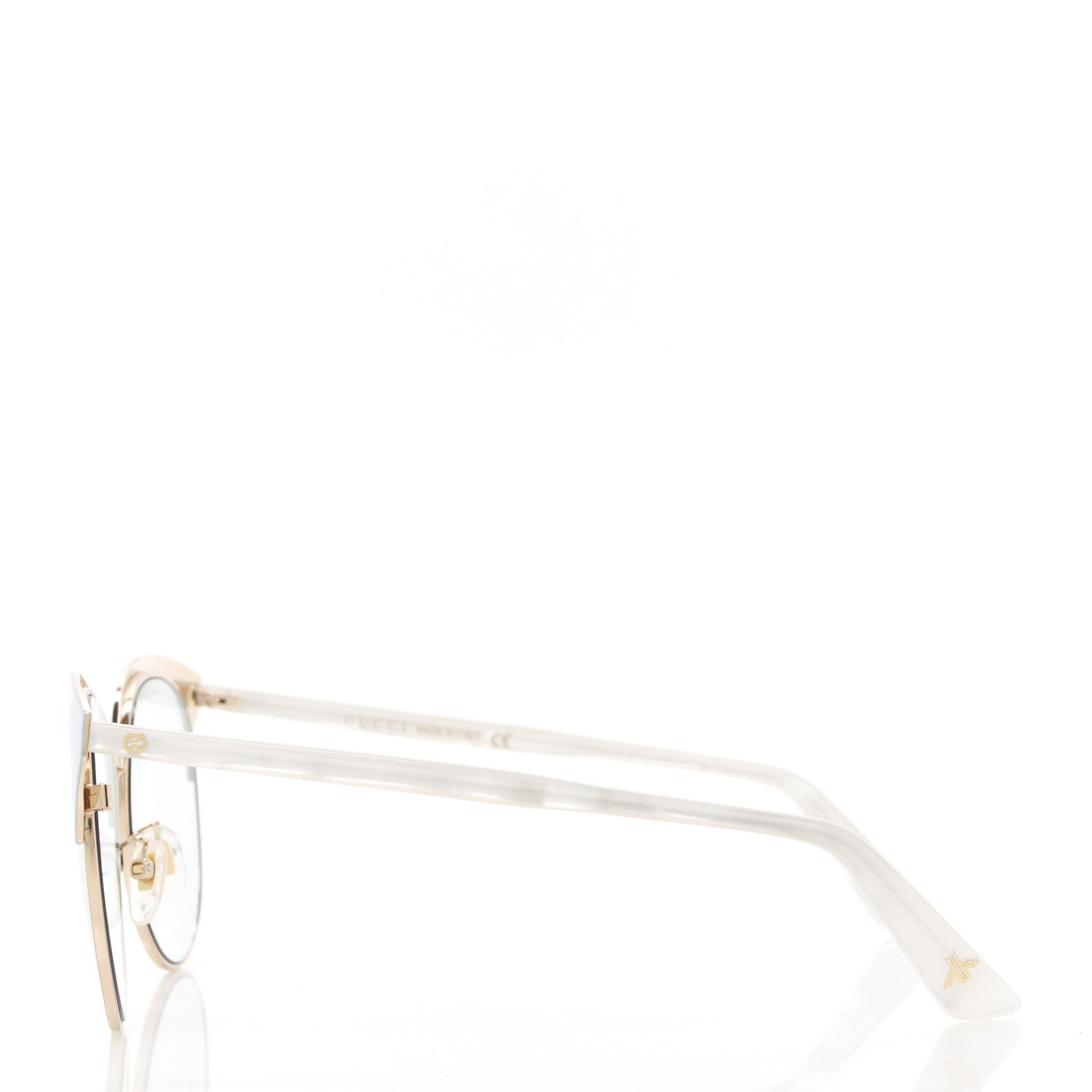 Gucci Round Metal GGG0246 Sunglasses Light Blue 3 of 8