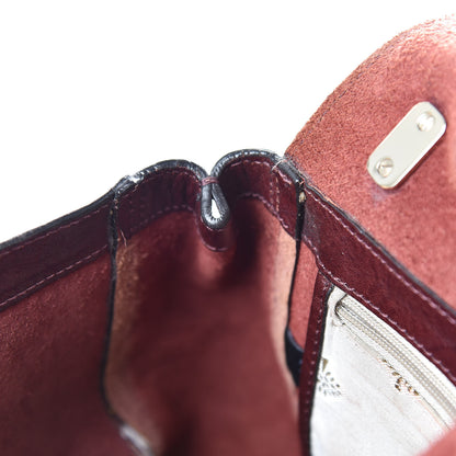 Mulberry Natural Vegetable Tanned Small Lily Flap Oxblood 8 of 11