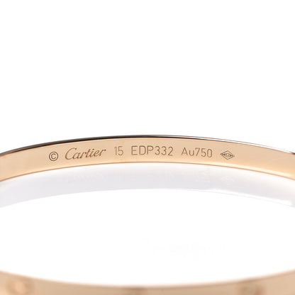 Cartier 18K Yellow Gold Small LOVE Bracelet 15 4 of 6