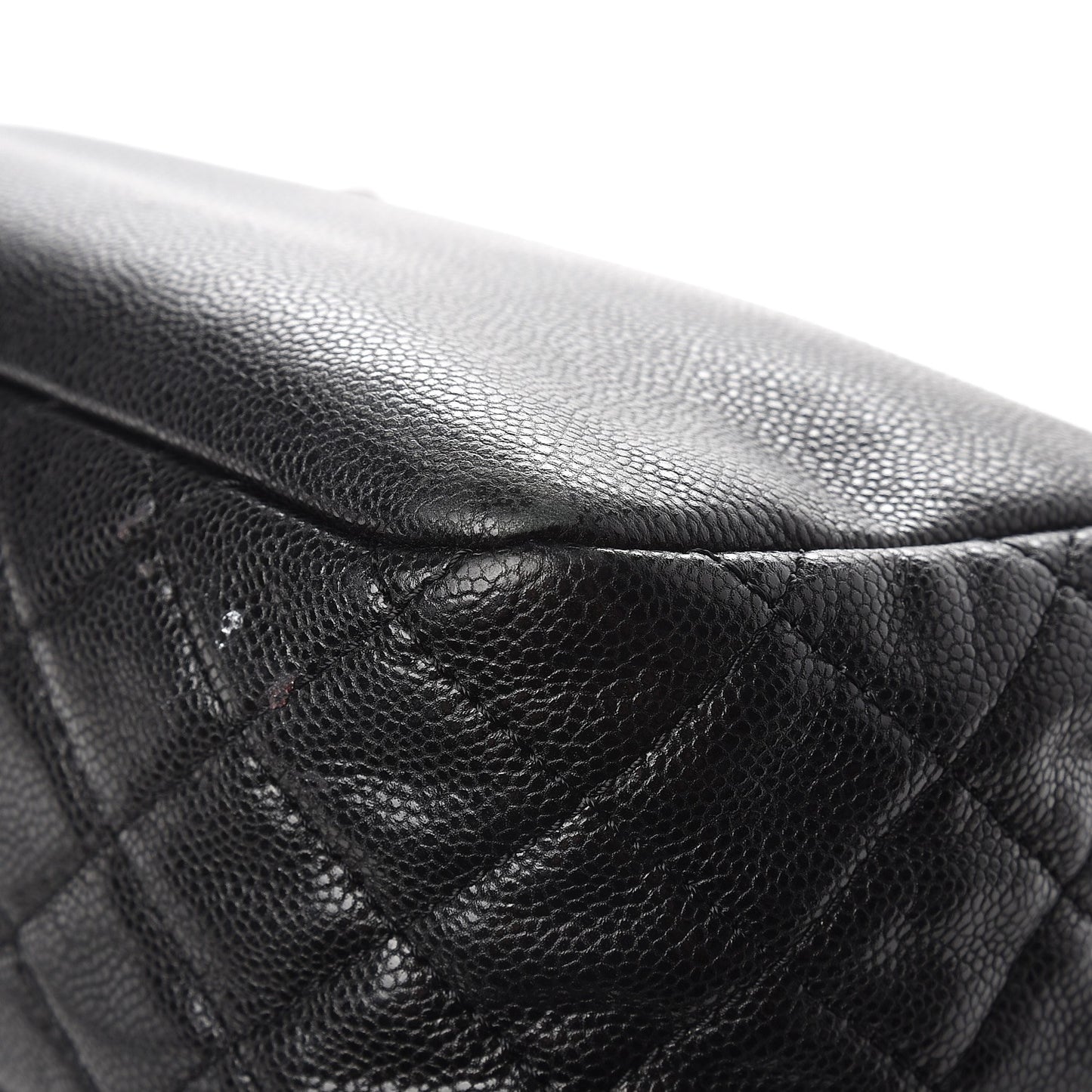 Caviar Large Timeless CC Flap Black
